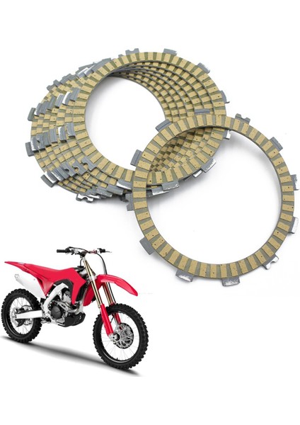 CR250R CRF450R Için KLX450R KX450F Için Çelik Plakalı Motosiklet Sürtünme Debriyaj Plakaları (Yurt Dışından)