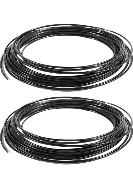 2x 10M Abs 3D Drucker Gluehfaden 1,75MM Fuer Drucker Pen-Schwarz (Yurt Dışından)
