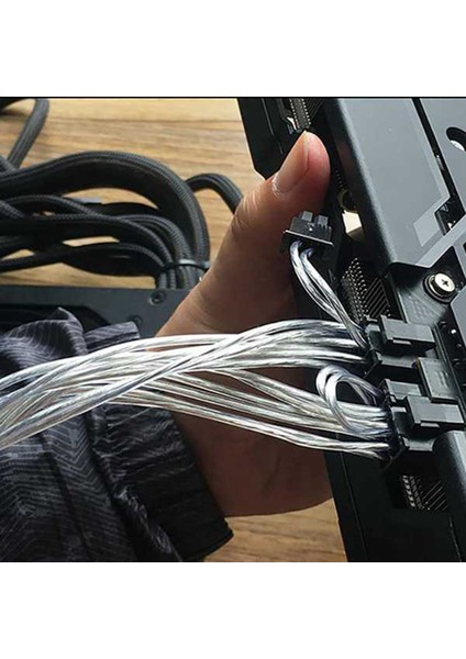 8 Adet 6 Pin - Çift 8 Pin (6+2) / 6pin - Çift 8pin Pcie Kablosu Grafik Kartı Için Gpu Ayırıcı Pcıe 6pin - Çift 8pin (Yurt Dışından)