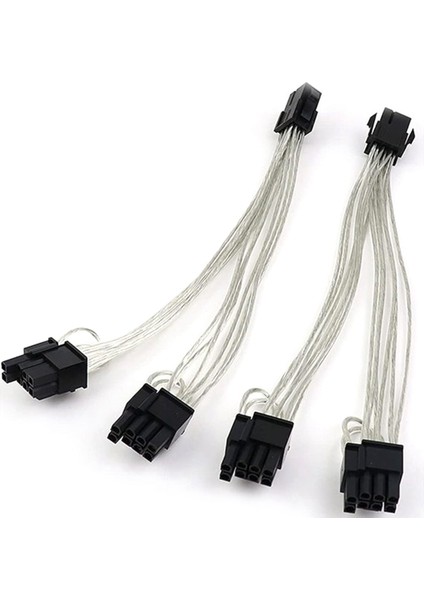 8 Adet 6 Pin - Çift 8 Pin (6+2) / 6pin - Çift 8pin Pcie Kablosu Grafik Kartı Için Gpu Ayırıcı Pcıe 6pin - Çift 8pin (Yurt Dışından)