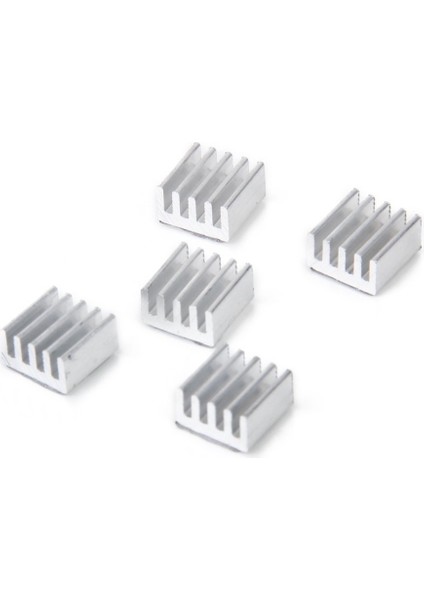 Yazıcı Step Motor Sürücüsü Için 5 x Soğutucu 8X8X5MM Alüminyum Soğutma Kanatçığı (Yurt Dışından)