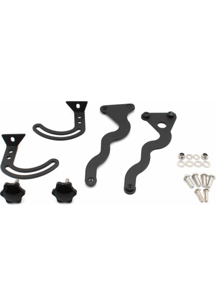 R1200GS Macera Ön Cam Destek Tutucu Ön Cam Güçlendirme Braketi Kitleri - R1250GS R1200GS Lc/adv 2014-2019 (Yurt Dışından)