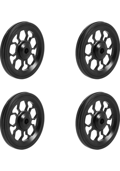 Alüminyum Alaşımlı Easywheel Için Katlanır Bisiklet Kolay Tekerlek, Siyah (Yurt Dışından)
