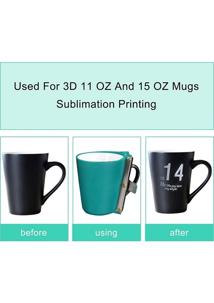 3D Süblimasyon Baskılar Için 3D Isı Transfer Makinesi Bardaklık (Yurt Dışından)