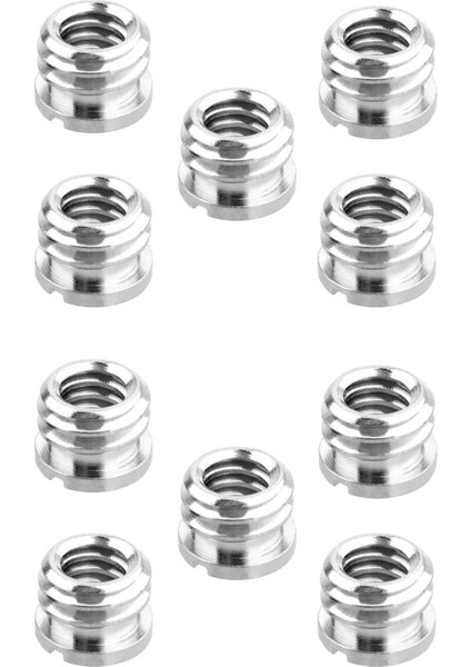 10 Paket 1/4 Inç Ila 3/8 Inç Dönüştürme Vidası Standart Adaptör Redüktör (Yurt Dışından)
