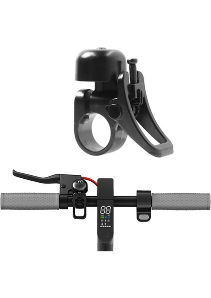 Hızlı Çıkarma Braketi ile Alüminyum Alaşımlı Scooter Zil Korna Döngüsü (Yurt Dışından)