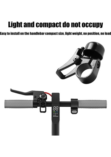 Hızlı Çıkarma Braketi ile Alüminyum Alaşımlı Scooter Zil Korna Döngüsü (Yurt Dışından)