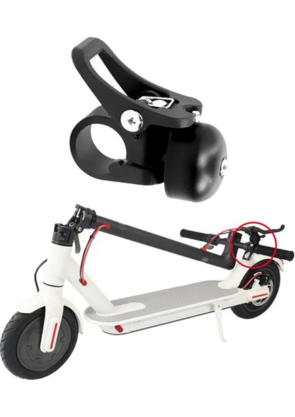 Hızlı Çıkarma Braketi ile Alüminyum Alaşımlı Scooter Zil Korna Döngüsü (Yurt Dışından)