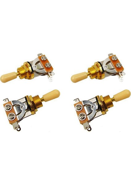 Meic 3 Yollu Saight Gitar Geçiş Anahtarı Altın ve Bej (2'li Paket) (Yurt Dışından)
