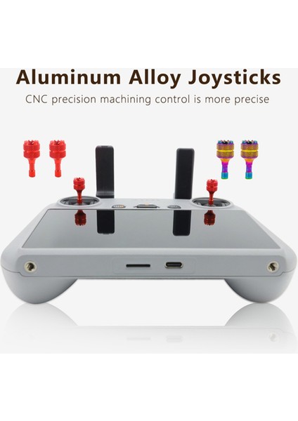 Djı Mini 3 Pro/4 Pro Uzaktan Kumanda Yedek Başparmak Salıncaklı Joystick Yedek Kırmızı Için Kontrol Çubukları (Yurt Dışından) modelleri