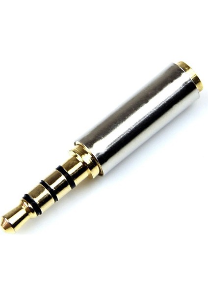 3,5 mm - 2,5 mm Fişli Kulaklık Jakı Adaptörü (Altın) (Yurt Dışından)