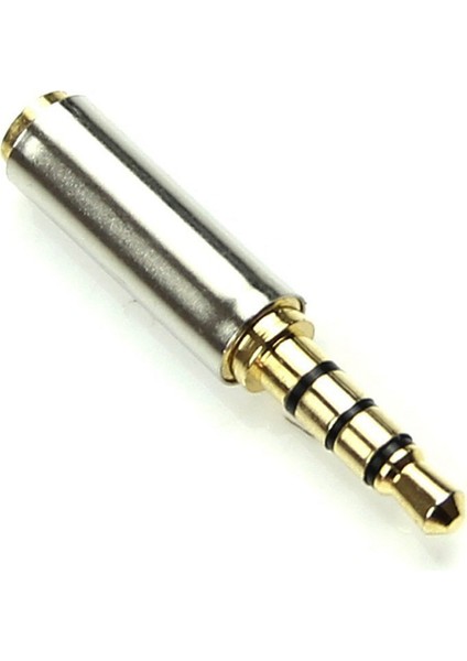3,5 mm - 2,5 mm Fişli Kulaklık Jakı Adaptörü (Altın) (Yurt Dışından)