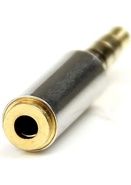 3,5 mm - 2,5 mm Fişli Kulaklık Jakı Adaptörü (Altın) (Yurt Dışından)