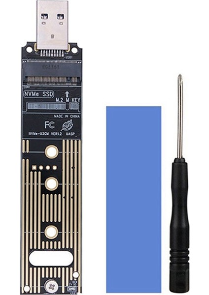 Nvme USB Adaptörü M.2 Nvme Ssd'den USB 3.1 Adaptörüne 10 Gbps Usb3.1 Gen 2 (Yurt Dışından)