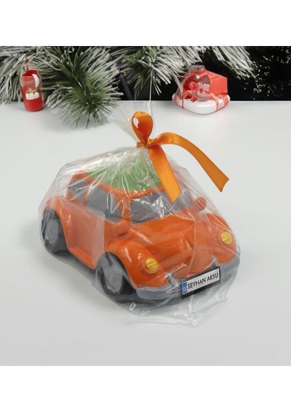 Yılbaşı Hediyesi Bk Gift Kişiye Özel Plakalı Dekoratif Nostaljik Vosvos Mum, Yeni Yıl Hediyeleri, Arkadaşa Hediye, Kokulu Mum, Ev Hediyesi