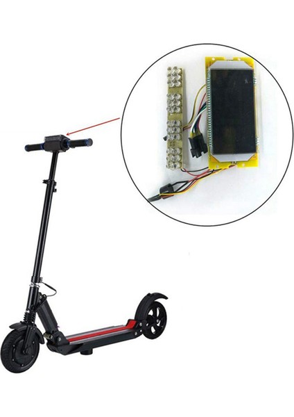 S1 S2 S3 Için 36V Elektrikli Scooter Ekran LCD Ekran 8 Inç (Yurt Dışından) indirimleri