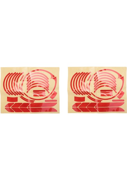 1 Takım Reflektif Icke Scooter Full (Kırmızı) (Yurt Dışından)