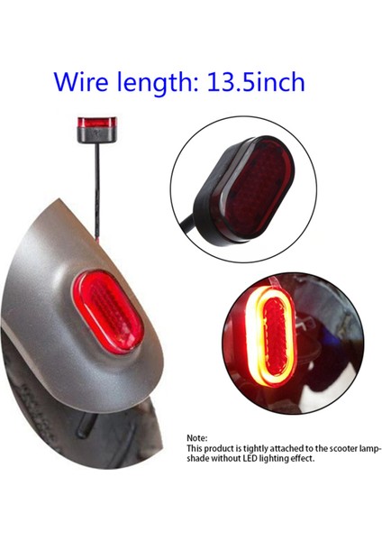 MIJIAM365 Için Elektrikli Scooter Arka Lambaları Arka Lamba Gölge (Yurt Dışından) fiyatları
