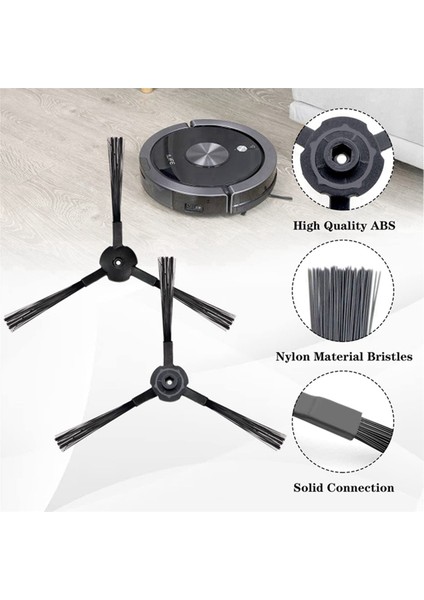 V3 V3S A4 A4S Için 20 Pcs Süpürme Yan Fırçasının Değiştirilmesi (Yurt Dışından) fırsatları