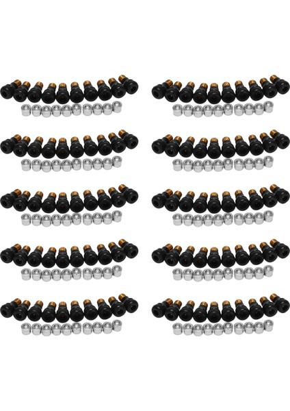 M365 Için 10 Adet Elektrikli Scooter Tubeless Lastik Vakum Valfi (Yurt Dışından)