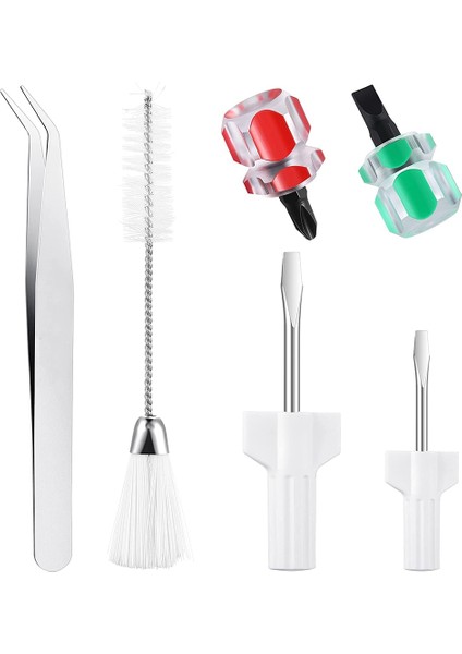 6 Pies Dikiş Makinesi Temizleme Seti Cımbız, Aletlerle Uyumlu (Yurt Dışından)