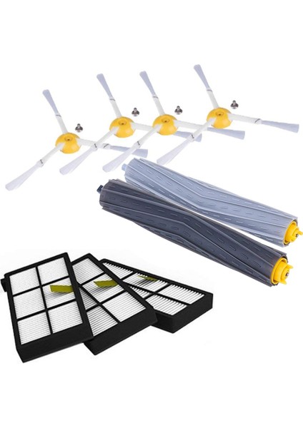 Irobot Roomba Parça Kiti Serisi 800 860 865- Fırçalar ve Filtre ile Uyumlu (Yurt Dışından)