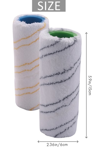 Karcher Fc7 Fc5 Fc3 FC3D Zemin Temizleyici ile Uyumlu 8'li Rolle Pasta Seti (Yurt Dışından) fırsatları