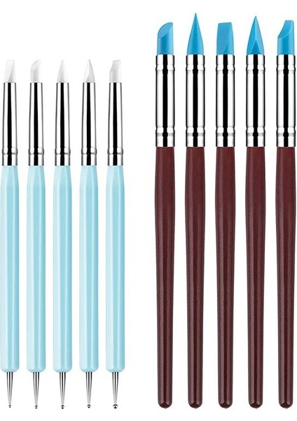 10 Parça Kil Aletler Dıy Silikon (Yurt Dışından)