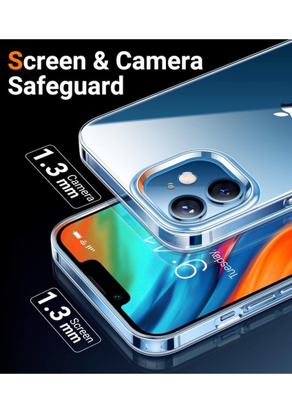 Apple Iphone 12/12 Pro Kılıf Space Kapak Darbe Emici Kamera Korumasız Şeffaf Silikon Kılıf modelleri