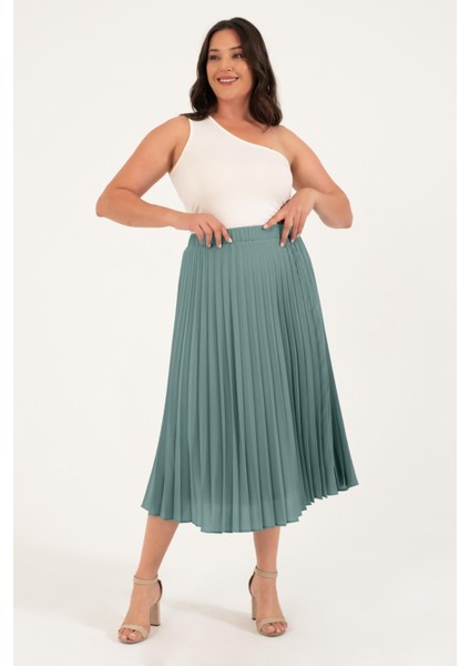 Astarlı Pilili Midi Etek fiyatları