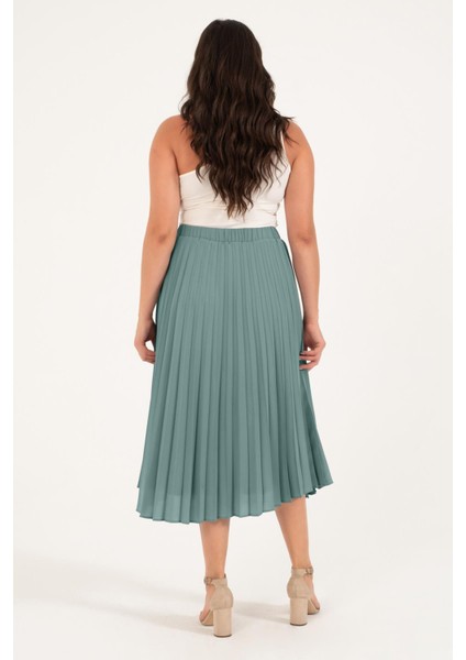 Astarlı Pilili Midi Etek fırsatları