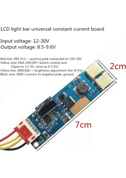 10 Adet LCD Ekran 15 17 19 22 24 Inç LED Işık Çubuğu Çift Bağlantı Noktalı Sabit Akım Kurulu Adım Aşağı Kurulu Kısılabilir 12V-30V (Yurt Dışından)