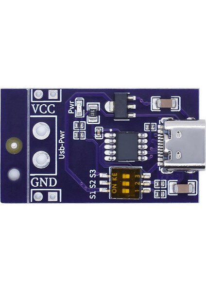 Type-C Qc Usb-Pd Dizüstü Bilgisayar Güç Kaynağı Değiştirme Kartı Modülü (Yurt Dışından)
