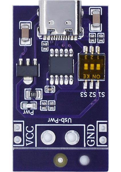 Type-C Qc Usb-Pd Dizüstü Bilgisayar Güç Kaynağı Değiştirme Kartı Modülü (Yurt Dışından)