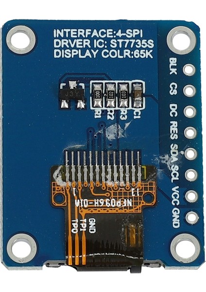 IPS 0,96 Inç Sürücü Ic 80 x 160 LCD Ekran 3,3V Spi Arayüzü (Yurt Dışından)