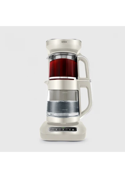 Robotea Pro 4 in 1 Konuşan Cam Çay Makinesi Starlight