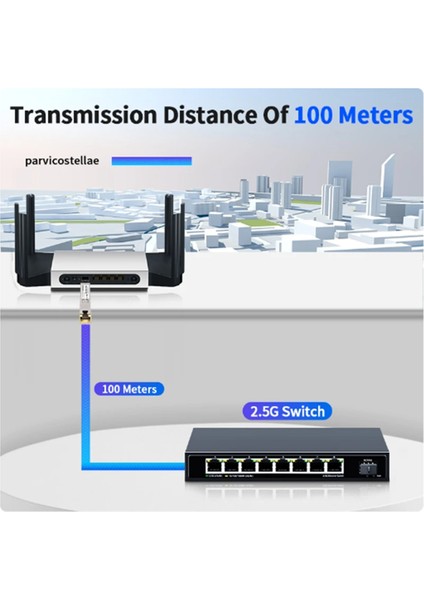 2.5g Sfp Modülü 2500M Optik Bağlantı Noktası RJ45 Alıcı-Verici Modülüne Dönüş (Yurt Dışından)