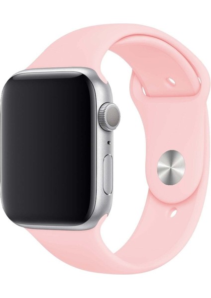 Apple Watch Seri 1/2/3/4/5/6/7/8/se/ultra 38MM 40MM 41MM Kordon Kayış Bileklik Klasik Silikon Pembe fiyatları