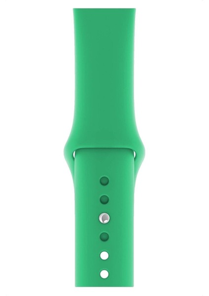 Apple Watch Seri 1/2/3/4/5/6/7/8/se/ultra 38MM 40MM 41MM Kordon Kayış Bileklik Klasik Silikon Fosfor Yeşil