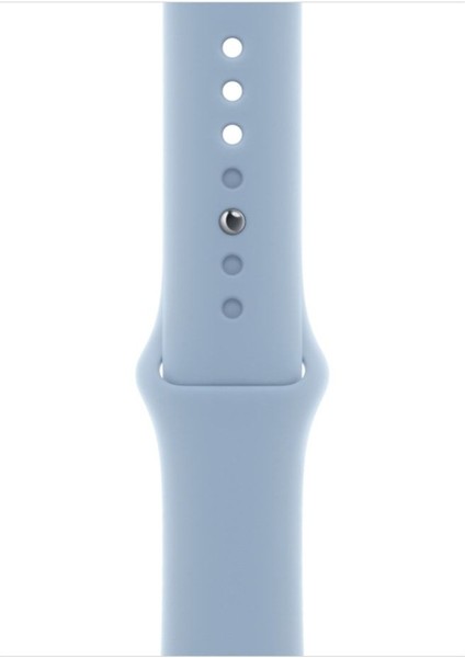 Apple Watch Seri 1/2/3/4/5/6/7/8/se/ultra 38MM 40MM 41MM Kordon Kayış Bileklik Klasik Silikon Hava Mavi