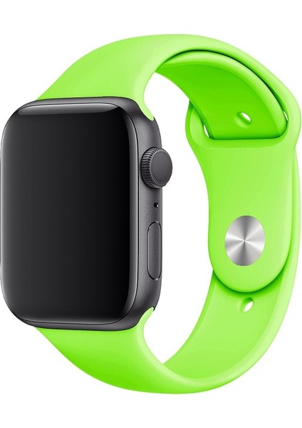 Apple Watch Seri 1/2/3/4/5/6/7/8/se/ultra 38MM 40MM 41MM Kordon Kayış Bileklik Klasik Silikon Açık Yeşil fiyatları