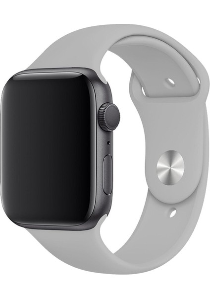 Apple Watch Seri 1/2/3/4/5/6/7/8/se/ultra 42MM 44MM 45MM 49MM Kordon Kayış Bileklik Klasik Silikon Açık Gri fiyatları