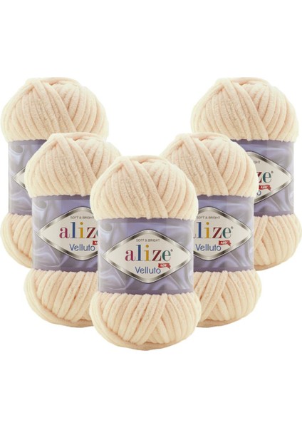 Velluto 5'li 310 Bal Köpüğü El Örgü Ipliği