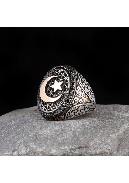 Ayyıldız Model 925 Ayar Gümüş Yüzük fiyatları