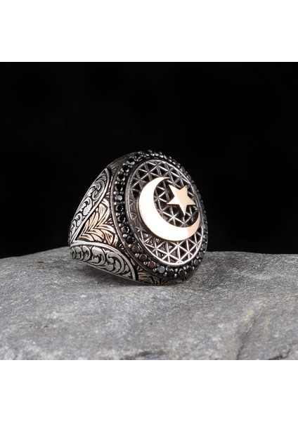 Ayyıldız Model 925 Ayar Gümüş Yüzük modelleri