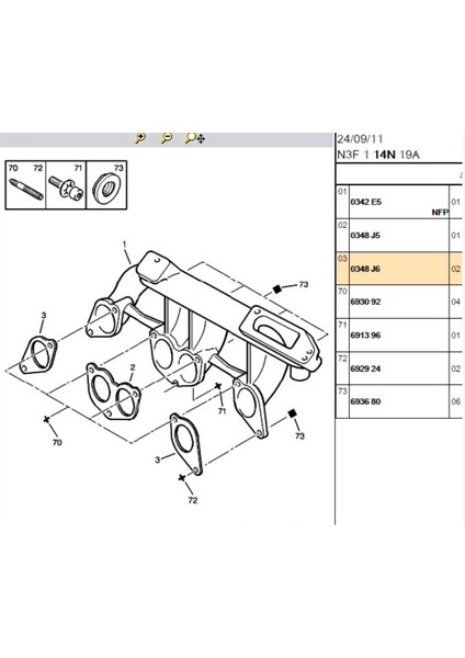 Emme Manifold Conta Partner Expert Berlingo Jumpy Scudo (0348J6)