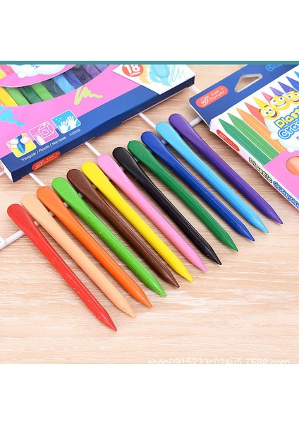 Çocuk Plastik Mum Boya Üçgen Mum Boya (Yurt Dışından) fiyatları