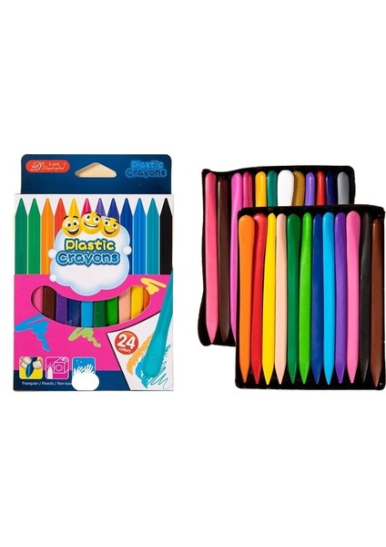 Pastel Boya Çocuk Üçgen Kutup Çizim Renkli Grafiti Kalemi (Yurt Dışından)