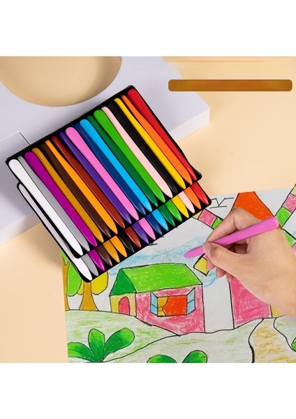 Pastel Boya Çocuk Üçgen Kutup Çizim Renkli Grafiti Kalemi (Yurt Dışından) fiyatları