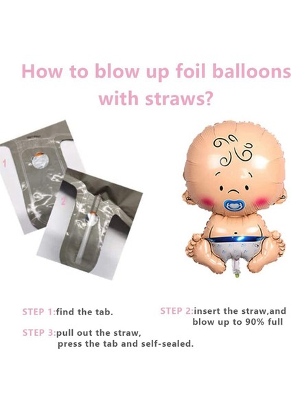 Bebek Partisi Süslemeleri Erkek Çocuk, Bebek Partisi Mavi Balon Seti, Erkek Bebek Partisi, O Bir Erkek Bebek Partisi Afişleri (Yurt Dışından)